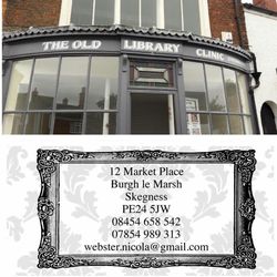 The Old Library Clinic, 10 Market Place, PE24 5JW, Burgh le Marsh