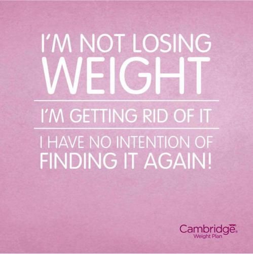 cambridge weight loss plan